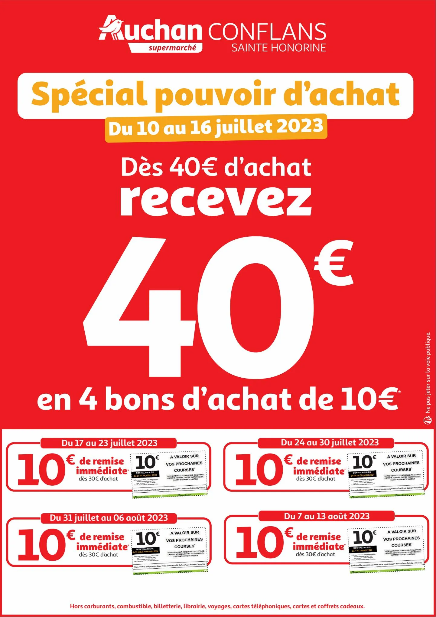 Catalogue Auchan Conflans booste votre pouvoir d'achat, page 00001