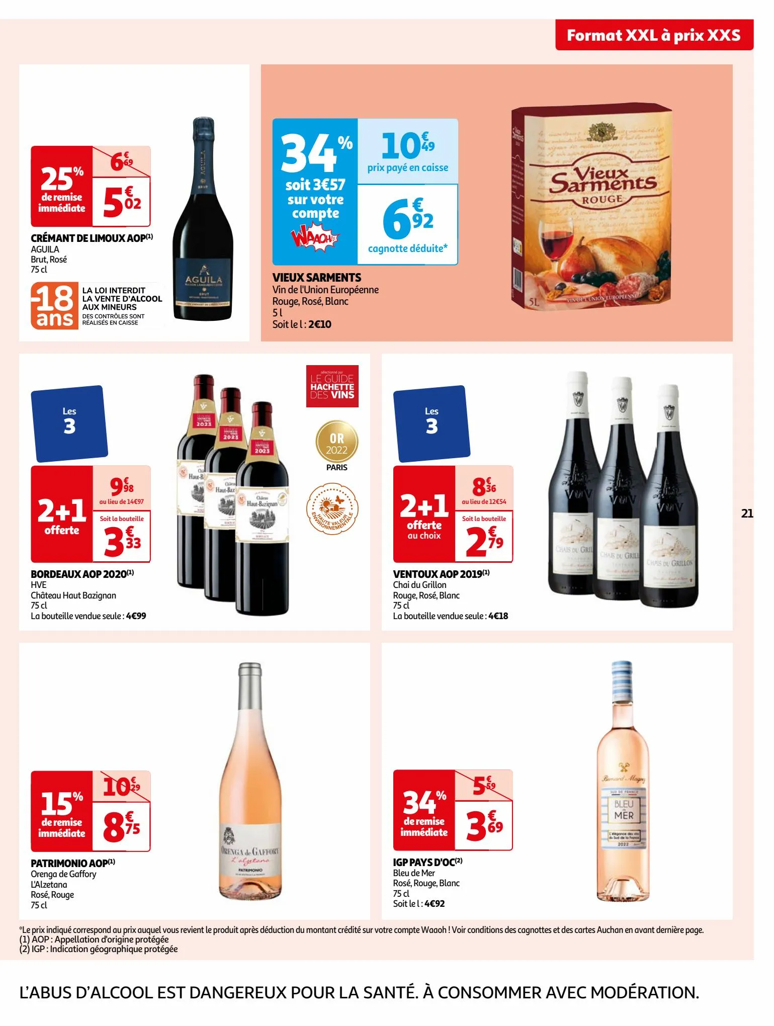 Catalogue Format XXL à prix XXS dans votre supermarché, page 00021