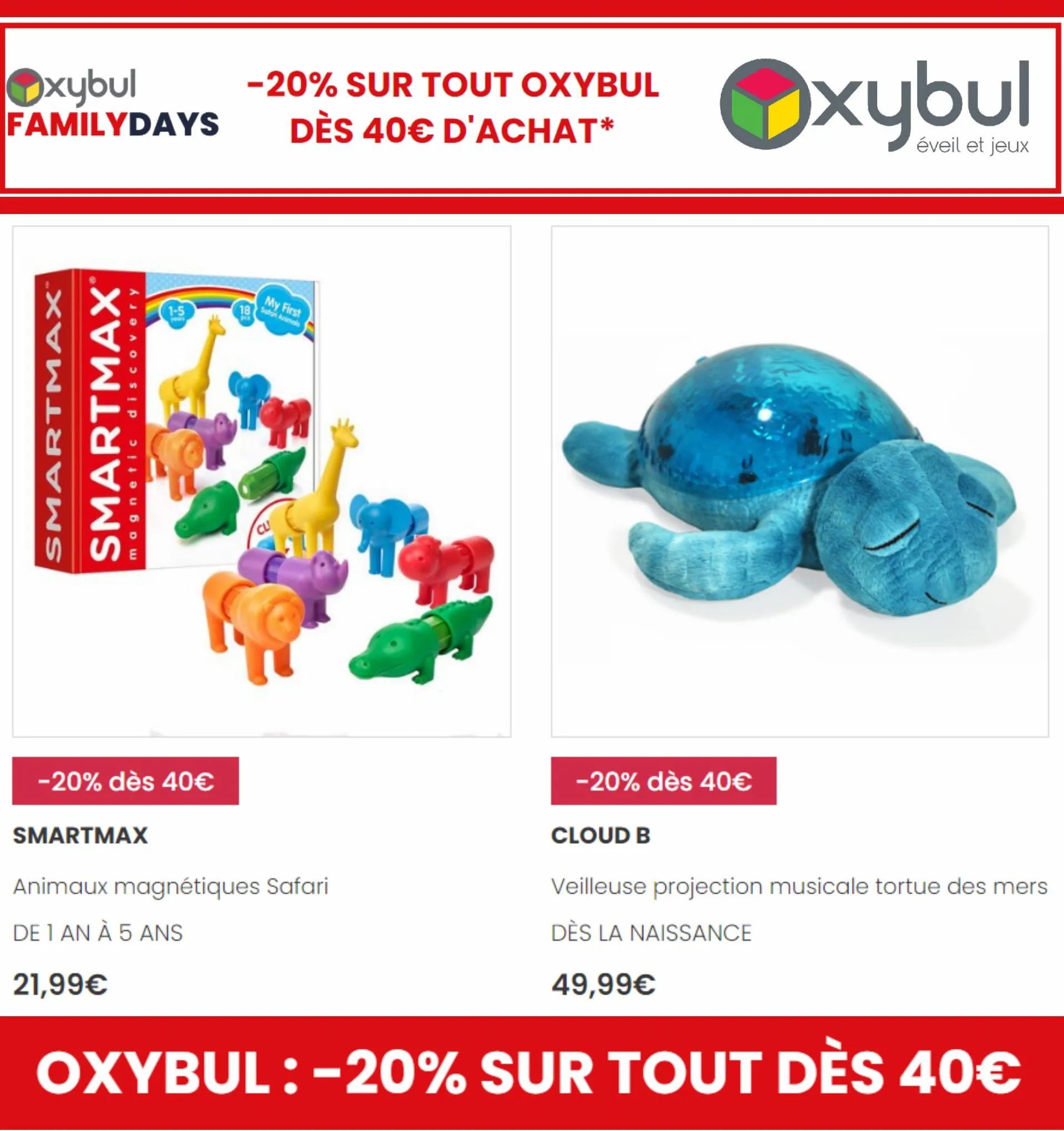 Catalogue -20% sur Tout Oxybul*, page 00006