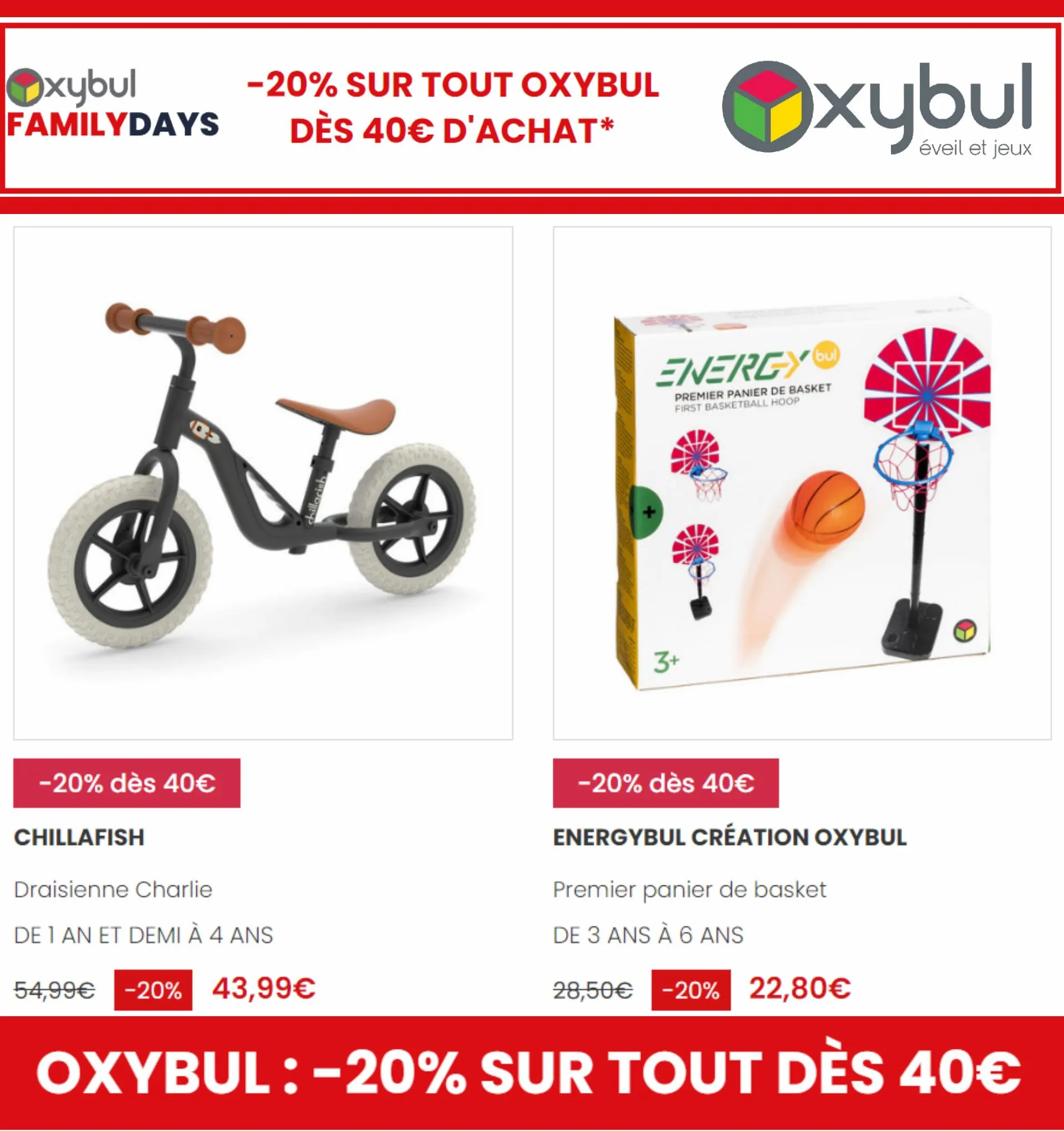 Catalogue -20% sur Tout Oxybul*, page 00007