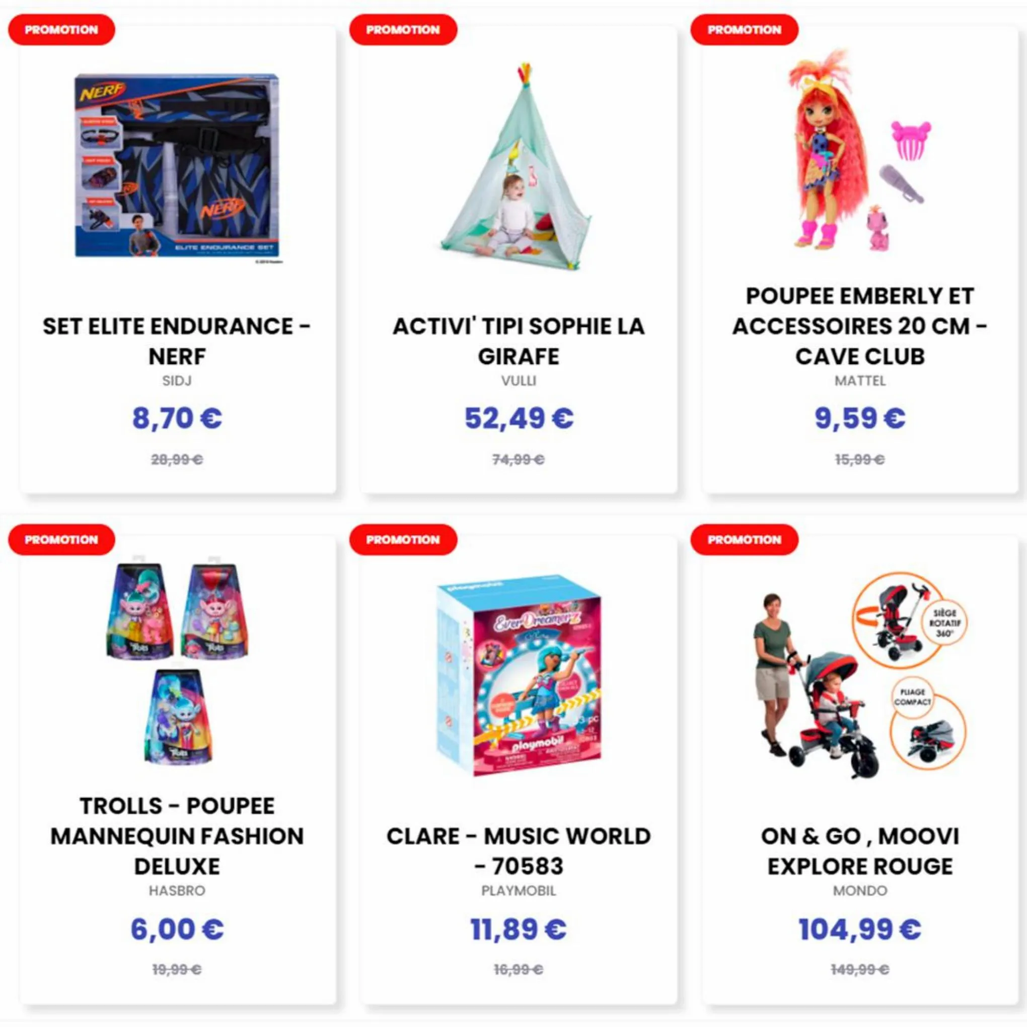 Catalogue Promotions sur tous les jouets, page 00002