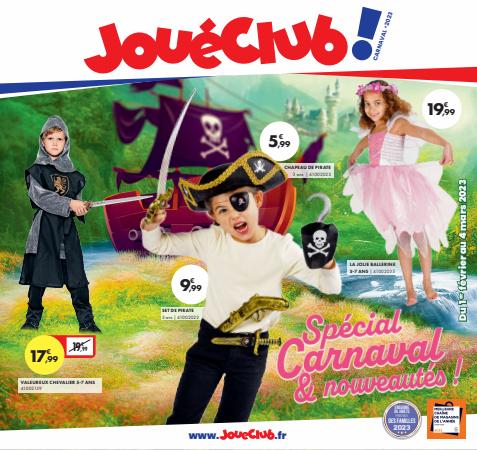 Catalogue JoueClub! Sepcial Carnal & nouveautes 2023