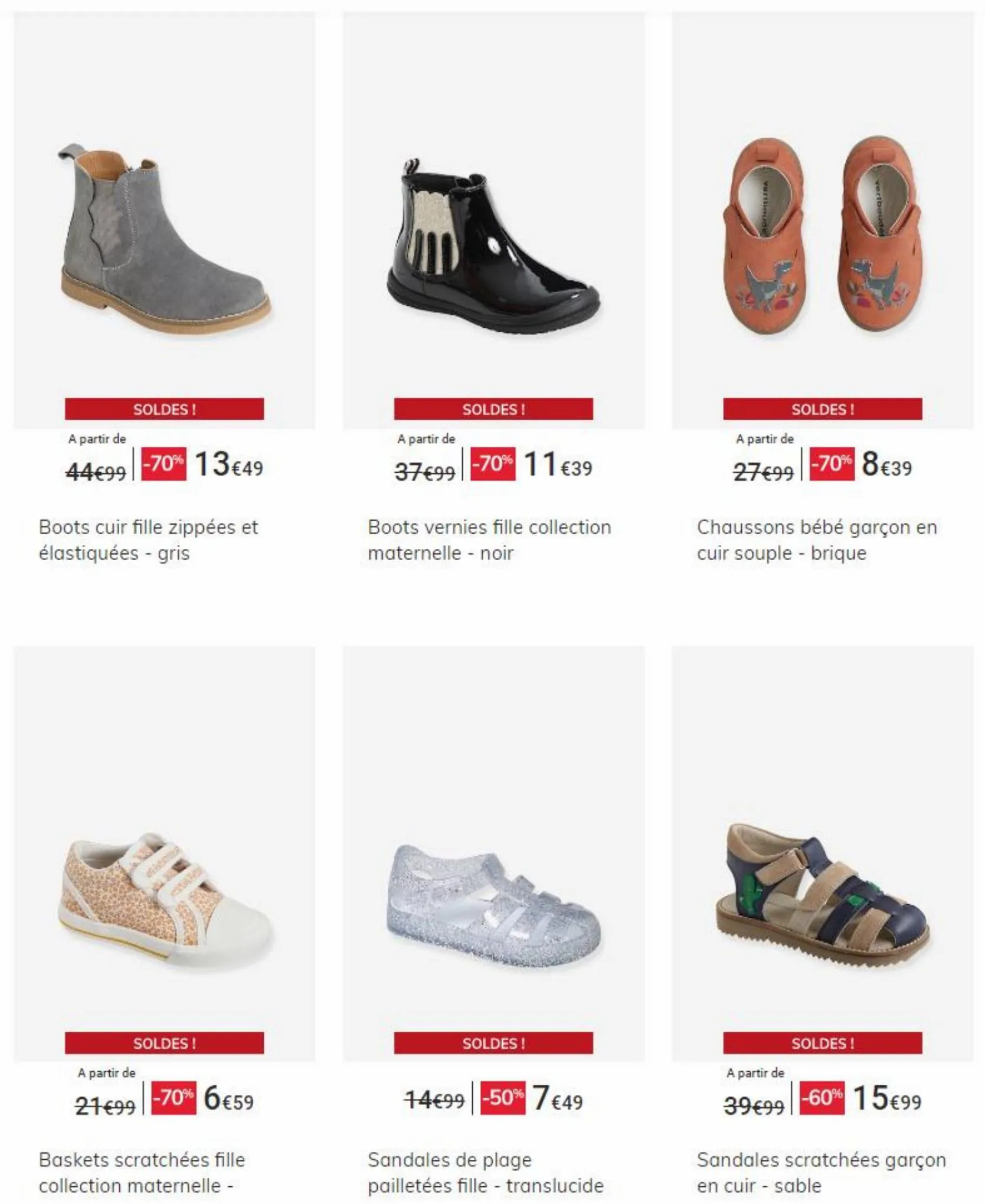 Catalogue SOLDES -70% CHAUSSURES, page 00004
