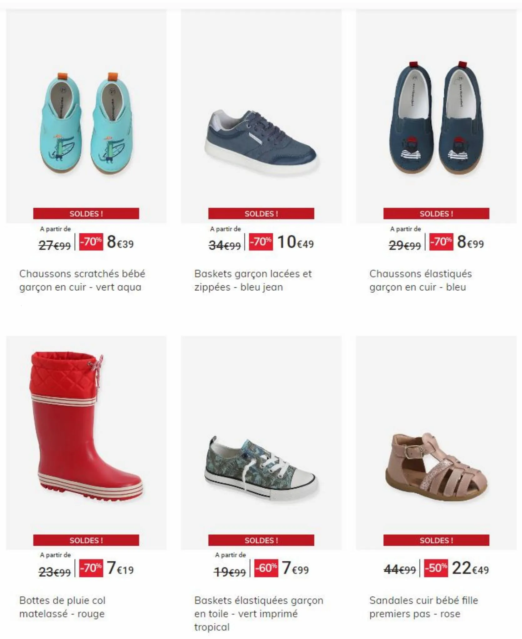 Catalogue SOLDES -70% CHAUSSURES, page 00006