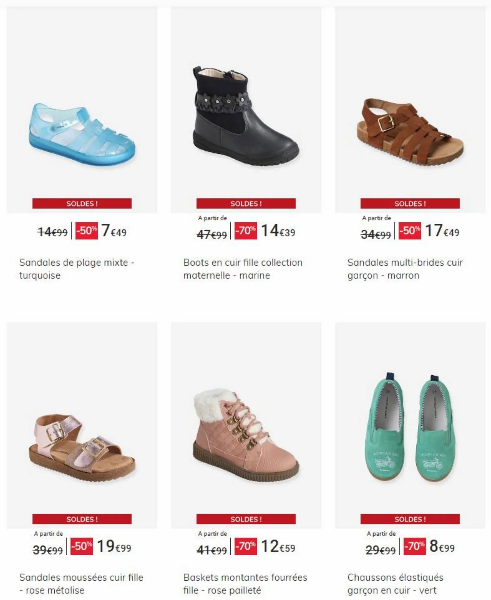 Catalogue SOLDES -70% CHAUSSURES, page 00008