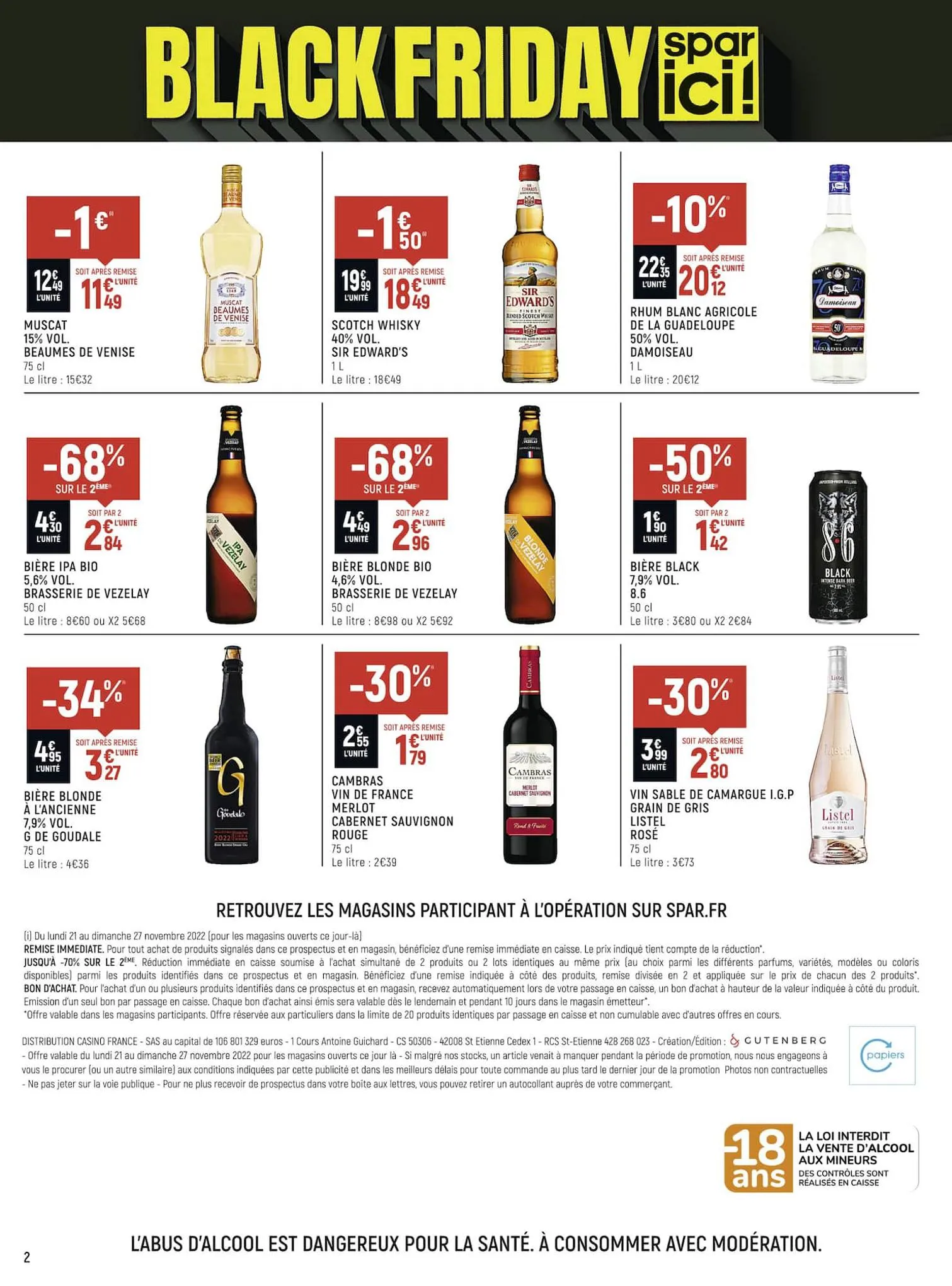 Catalogue Black Friday spar ici !, page 00002