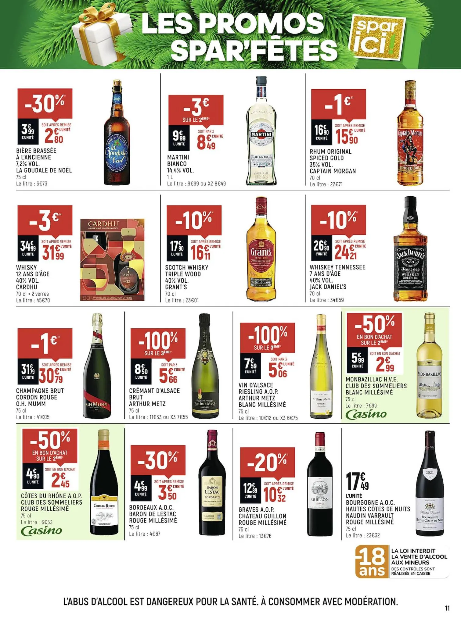 Catalogue Les promos Spar'fêtes, page 00011