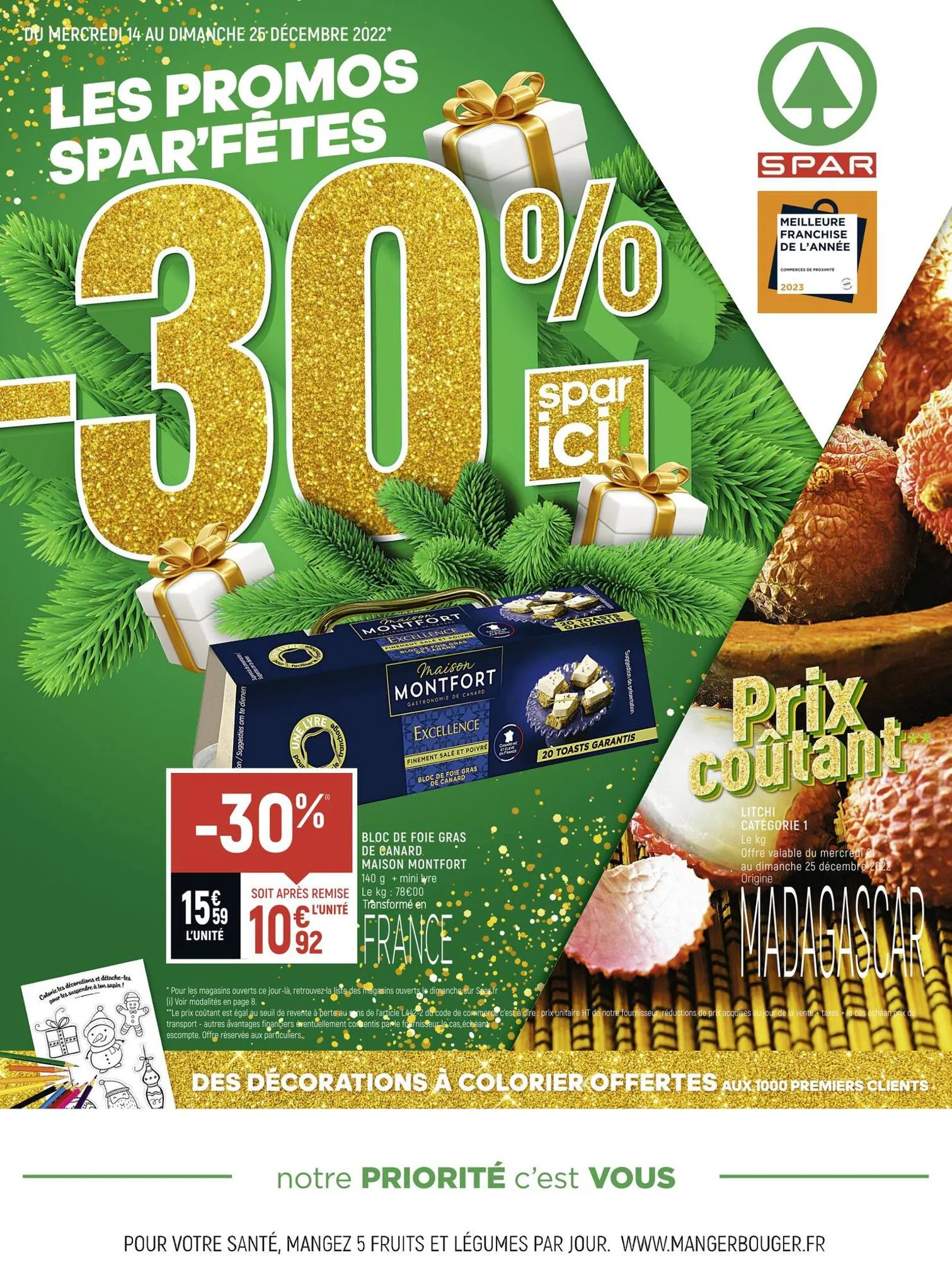 Catalogue Les promos Spar'fêtes, page 00001