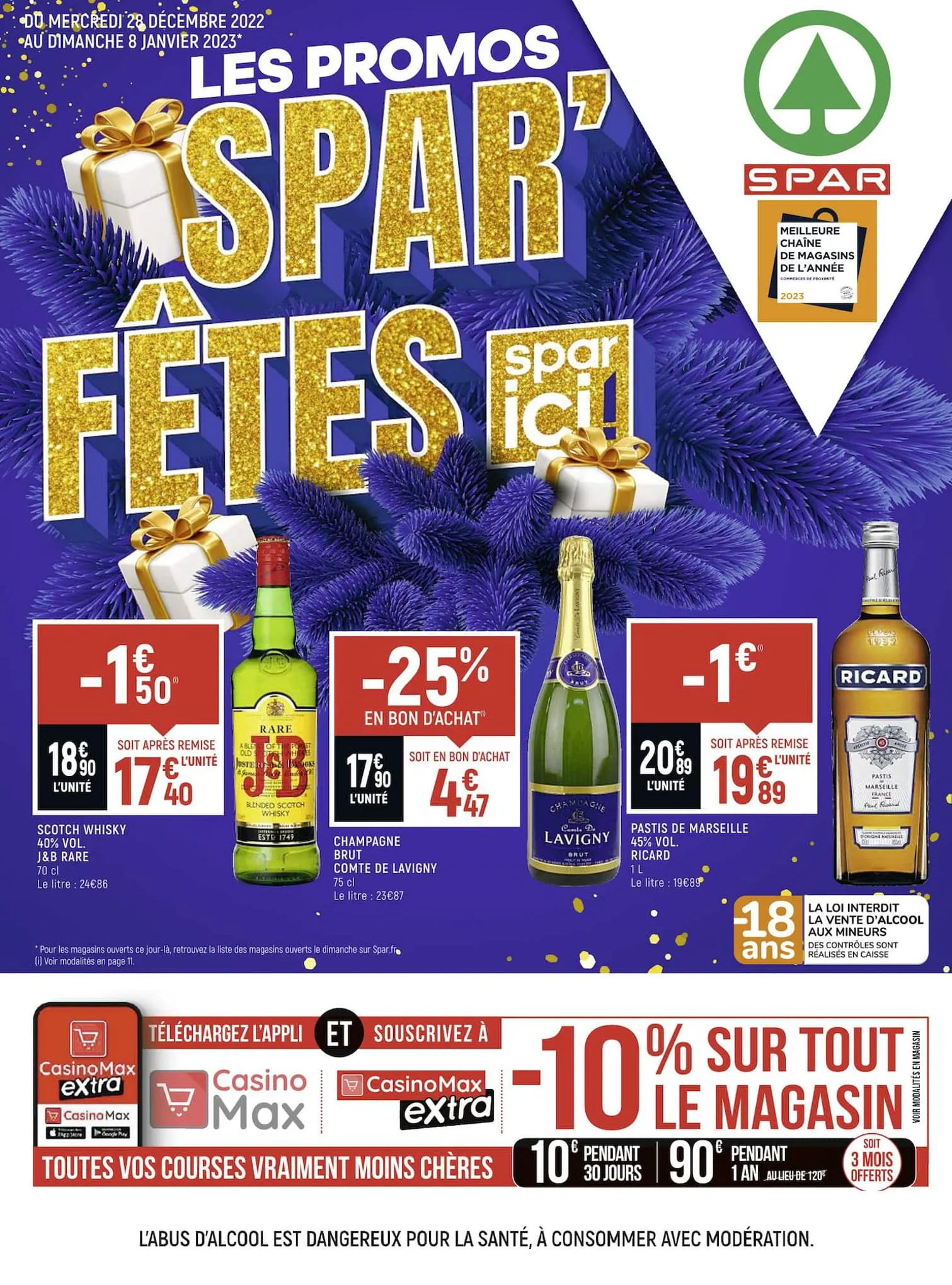 Catalogue Les promos Spar'fêtes, page 00001