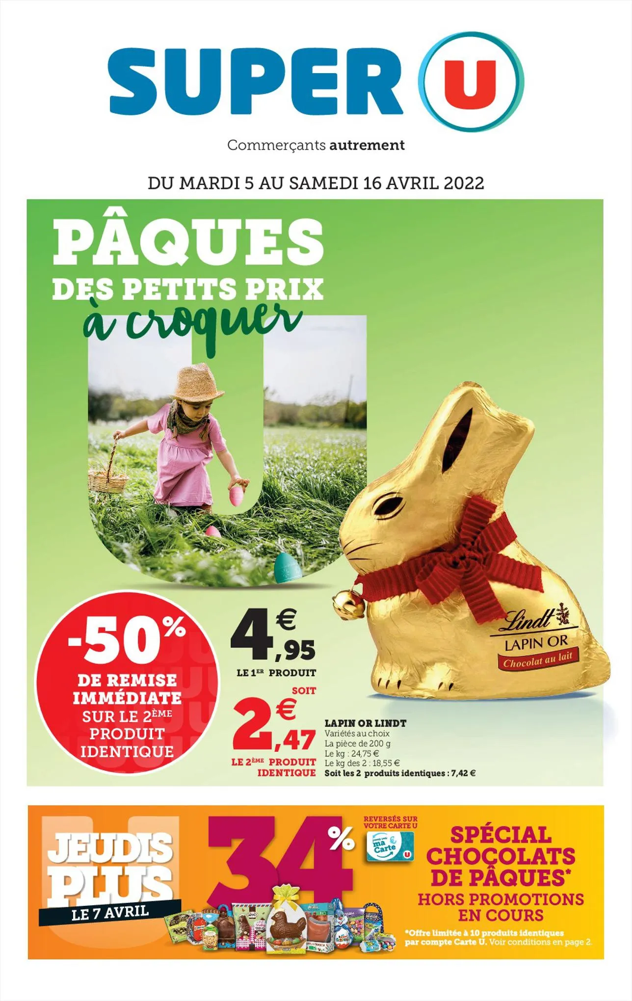 Catalogue PÂQUES DES PETITS PRIX À CROQUER, page 00001