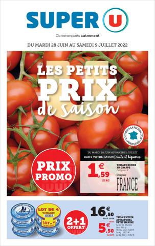 Promos de Hyper-Supermarchés à Marseille | DÉPART POUR LES PRIX BAS sur Super U | 28/06/2022 - 09/07/2022