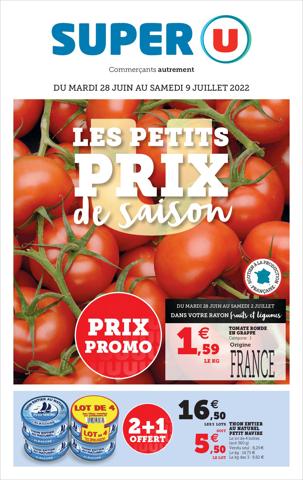 Catalogue Super U à Paris | DÉPART POUR LES PRIX BAS | 28/06/2022 - 09/07/2022