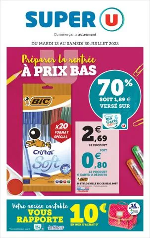 PRÉPARER LA RENTRÉE À PRIX BAS