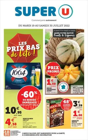 LES PRIX BAS DE L'ÉTÉ !