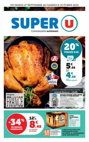 Promos de Hyper-Supermarchés à Nice | Promo Automne sur Super U | 27/09/2022 - 08/10/2022