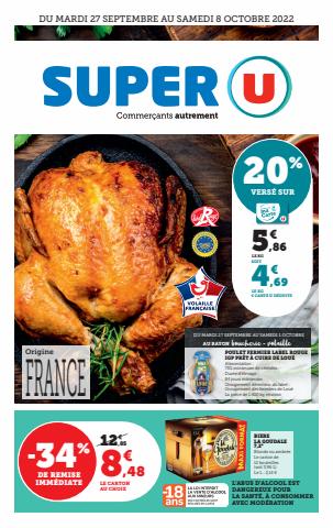 Catalogue Super U à Bayonne | Promo Automne | 27/09/2022 - 08/10/2022