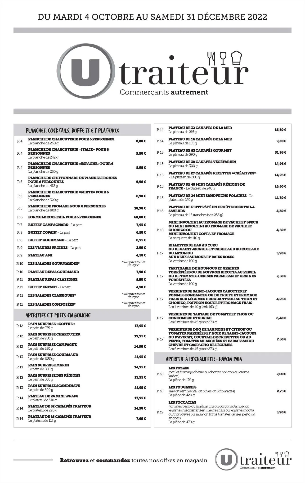 Catalogue VOS MOMENTS GOURMANDS À PRIX BAS, page 00003