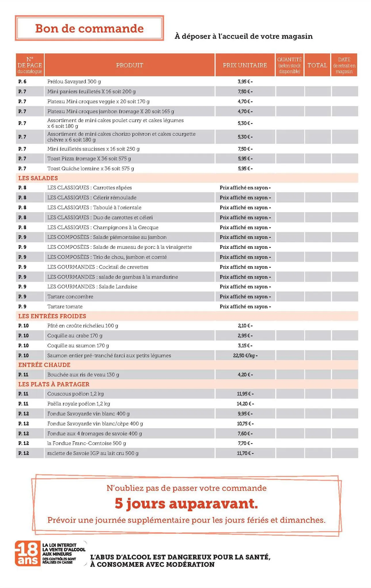 Catalogue VOS MOMENTS GOURMANDS À PRIX BAS, page 00004