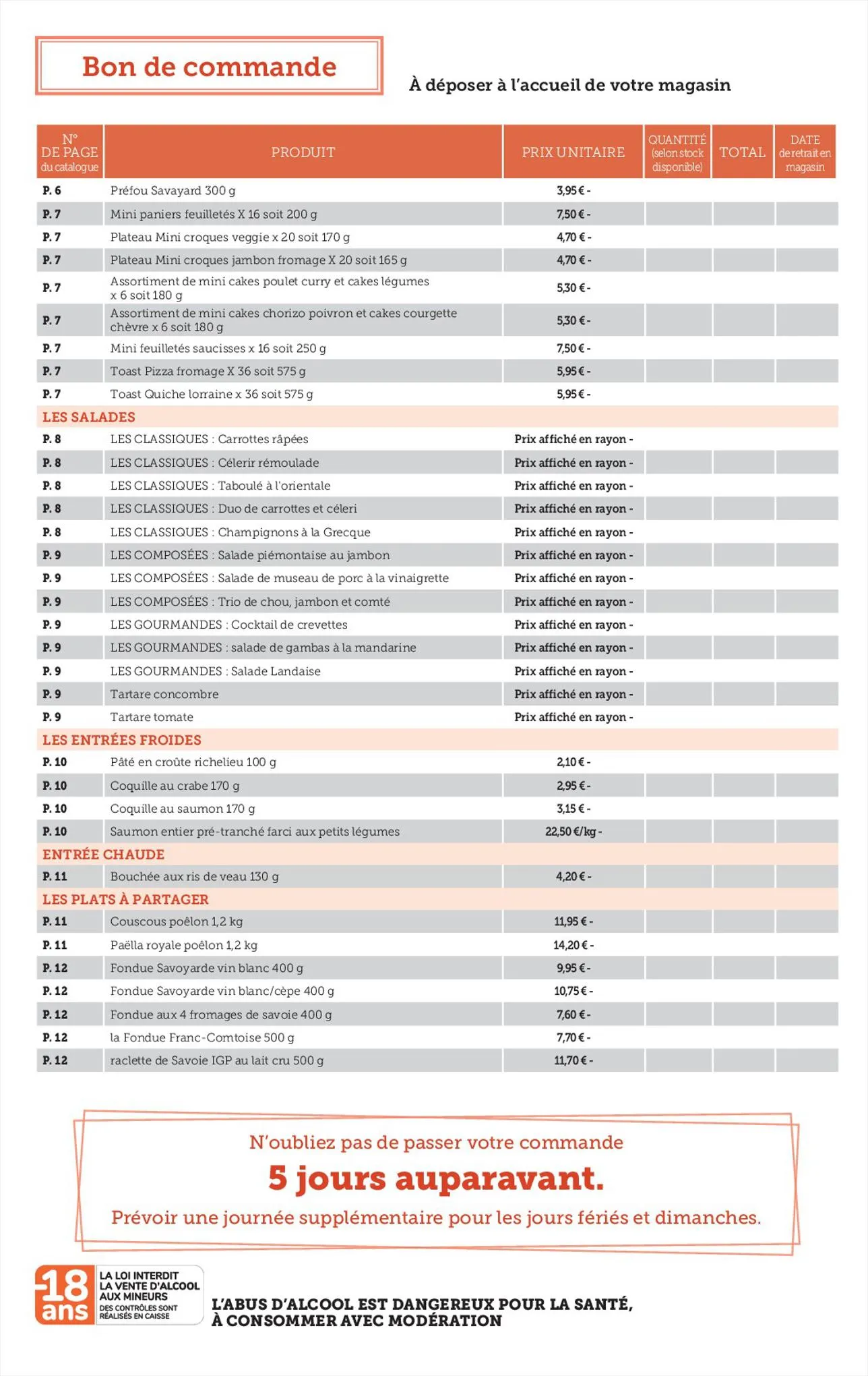 Catalogue VOS MOMENTS GOURMANDS À PRIX BAS, page 00004