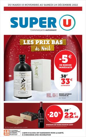 Catalogue Super U à Lyon | LES PRIX BAS DE NOËL | 15/11/2022 - 24/12/2022