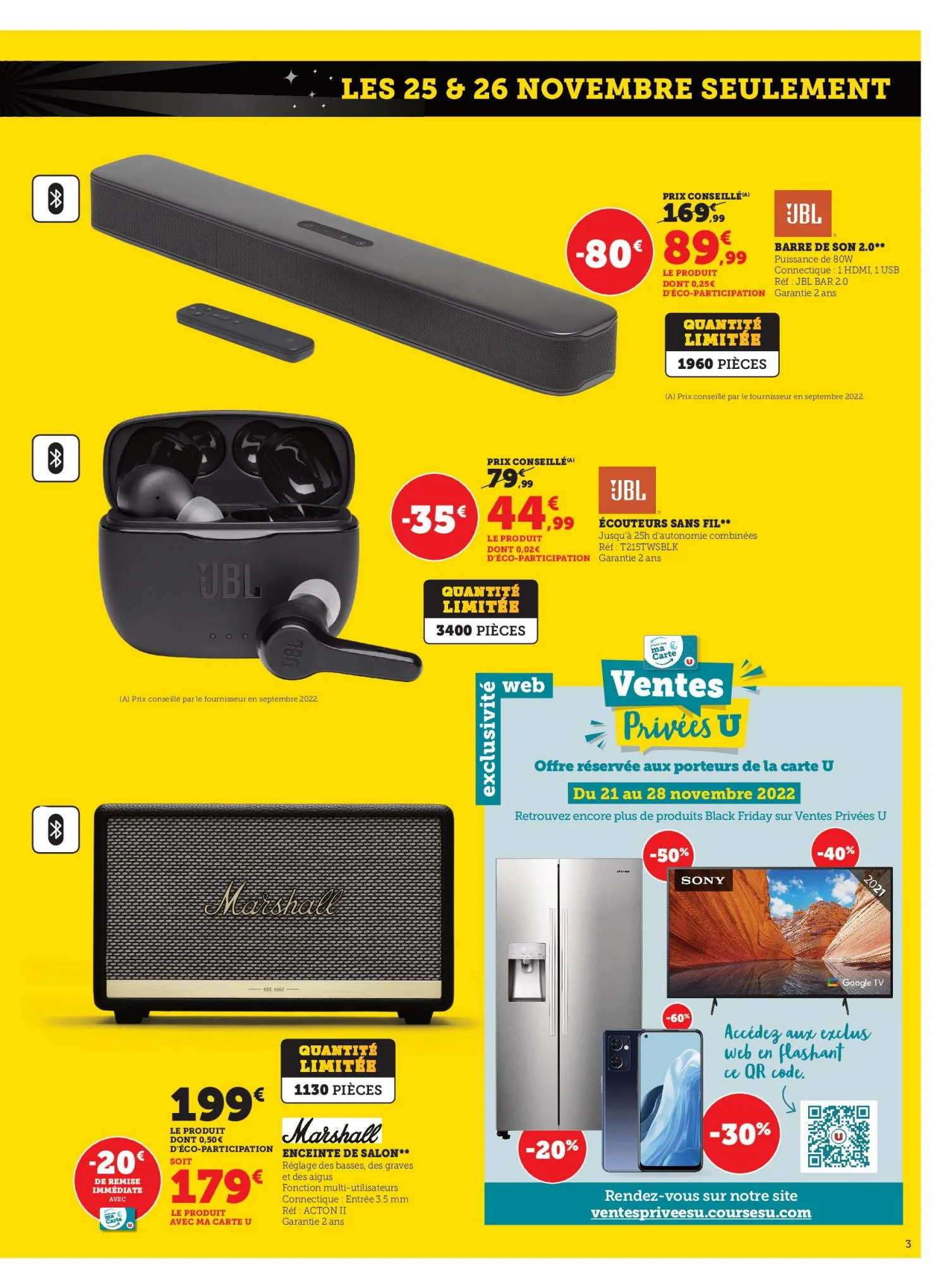 Catalogue Ofres Super U Black Friday!, page 00003