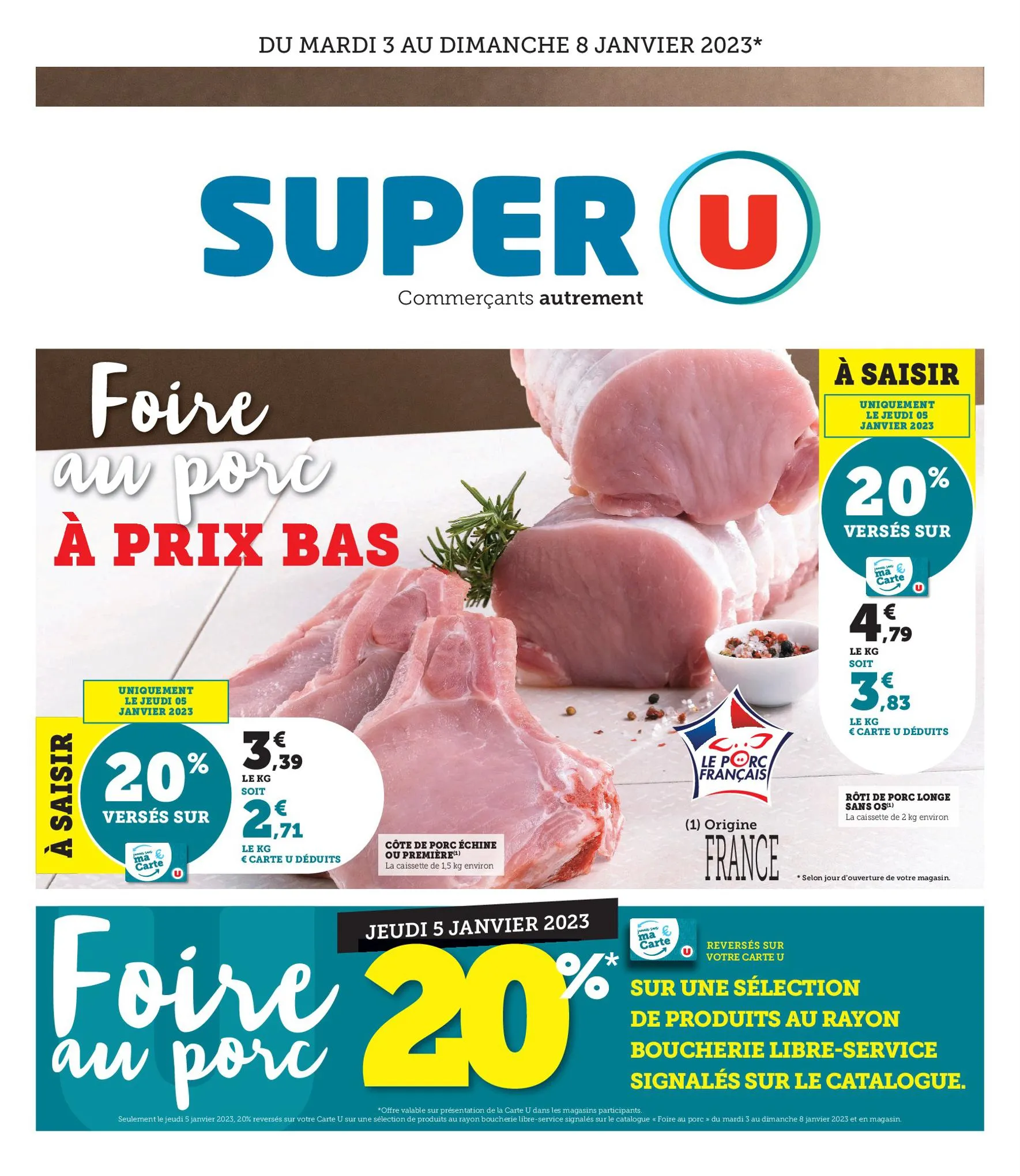 Catalogue FOIRE AU PORC À PRIX BAS!, page 00001