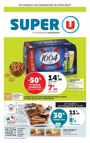 Catalogue Super U à Marseille | Catalogue Super U | 06/06/2023 - 18/06/2023