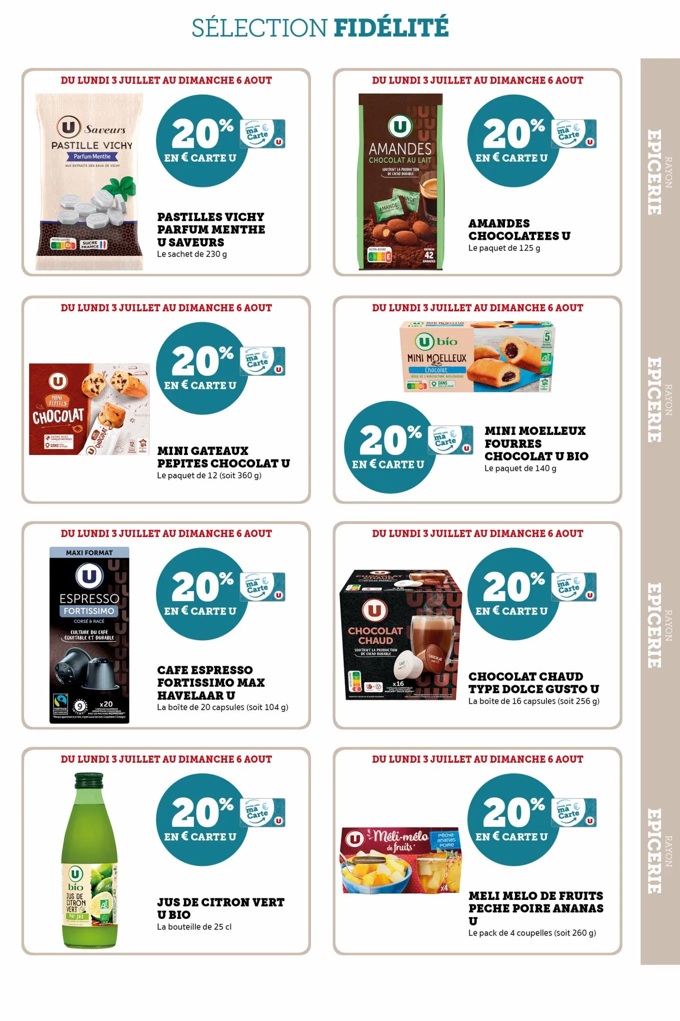 Catalogue Tous les jours 20% en carte U, page 00013