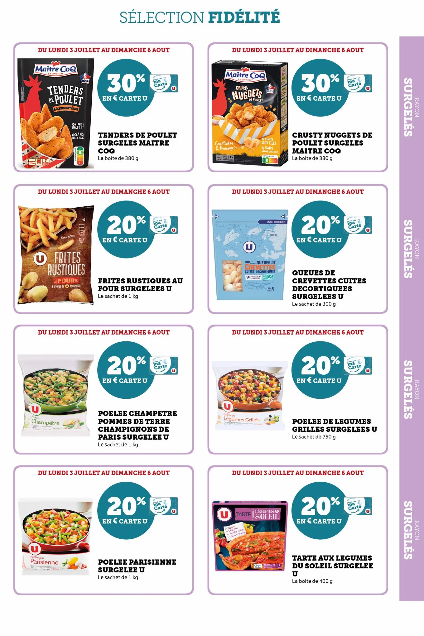 Catalogue Tous les jours 20% en carte U, page 00023