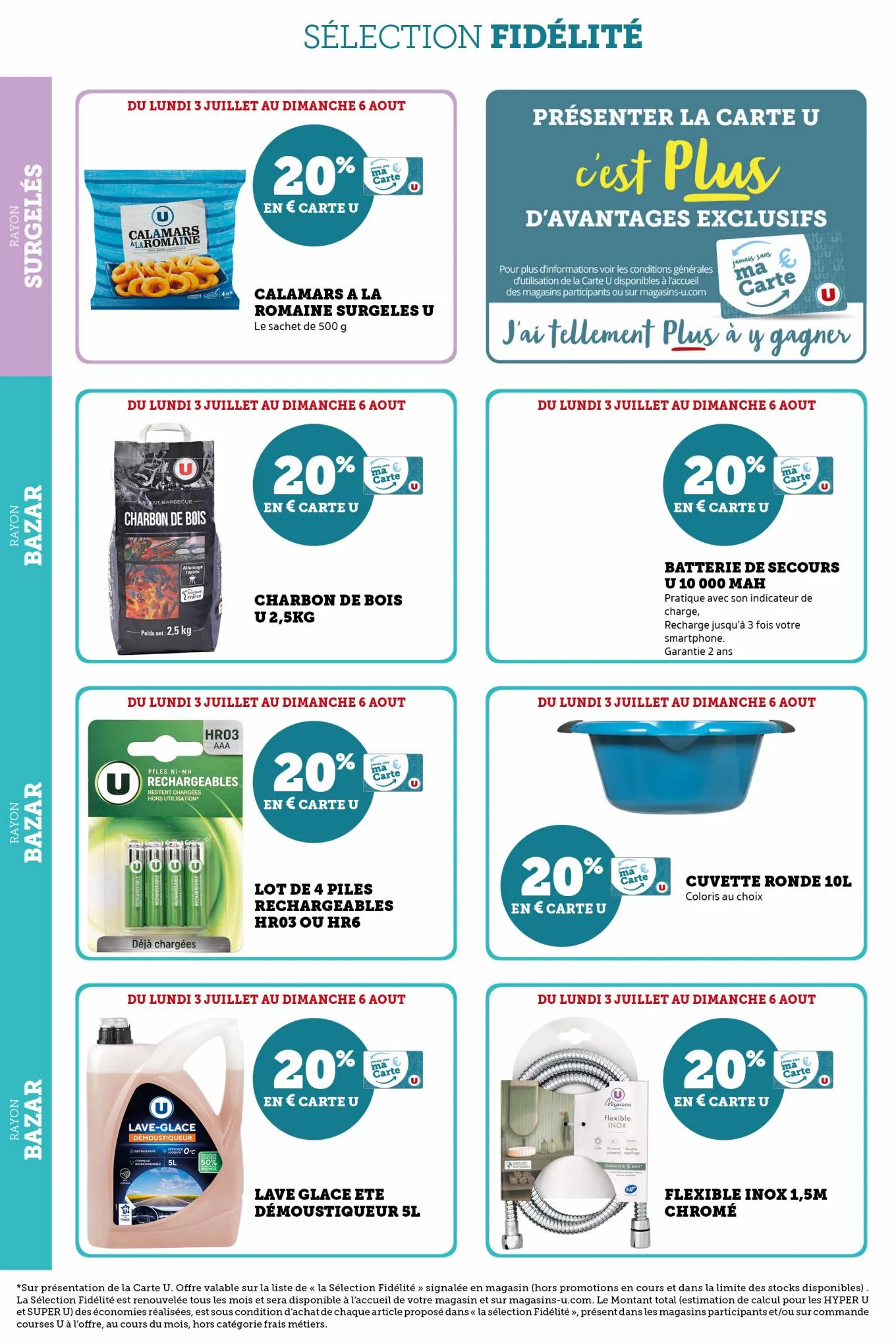 Catalogue Tous les jours 20% en carte U, page 00024