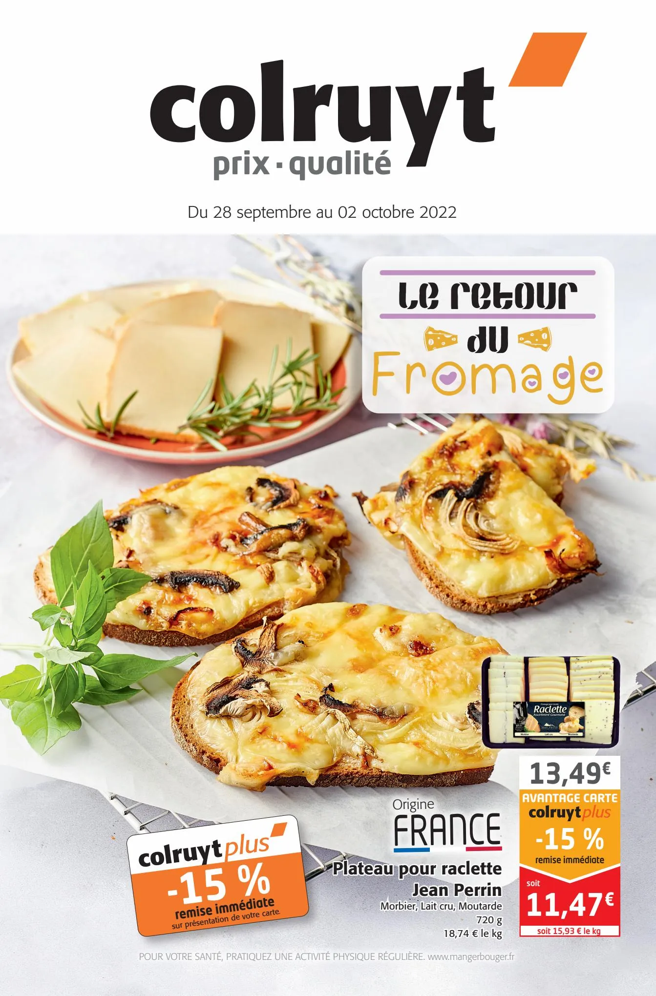 Catalogue Le retour du Fromage, page 00001