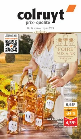 Catalogue Colruyt | Foire aux vins - Eté 2023 | 24/05/2023 - 11/06/2023