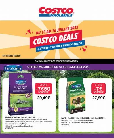 Costco Deals 4 jours D'offres incroyables!