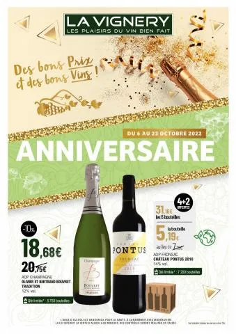 catalogue anniversaire du La Vignery