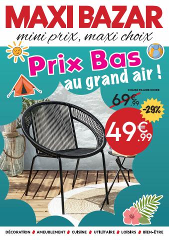 Promos de Meubles et Décoration | Maxi Bazar- Mini Prix Maxi Choix sur Maxi Bazar | 09/05/2022 - 29/05/2022