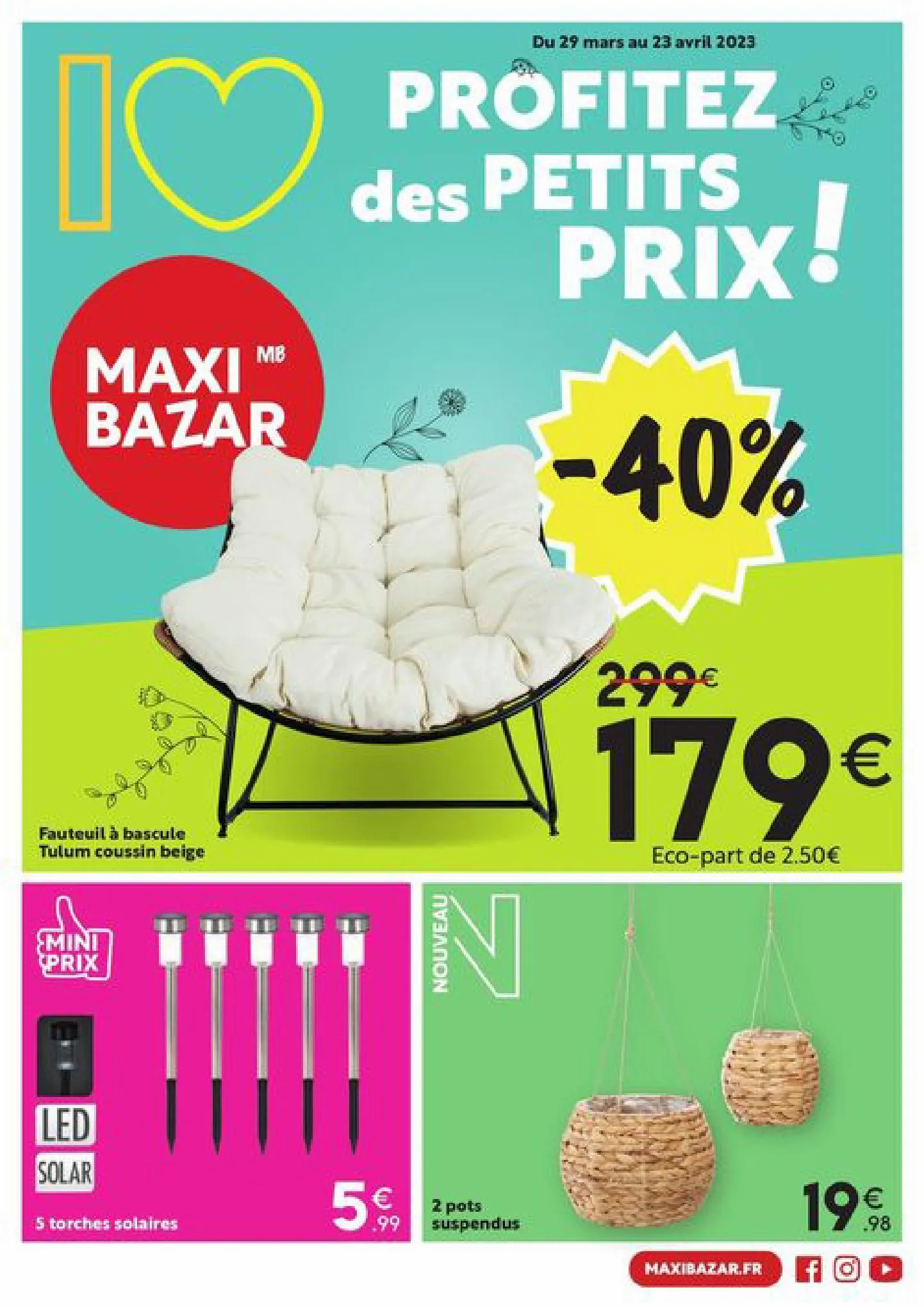 Catalogue Maxi Bazar Offres, page 00001