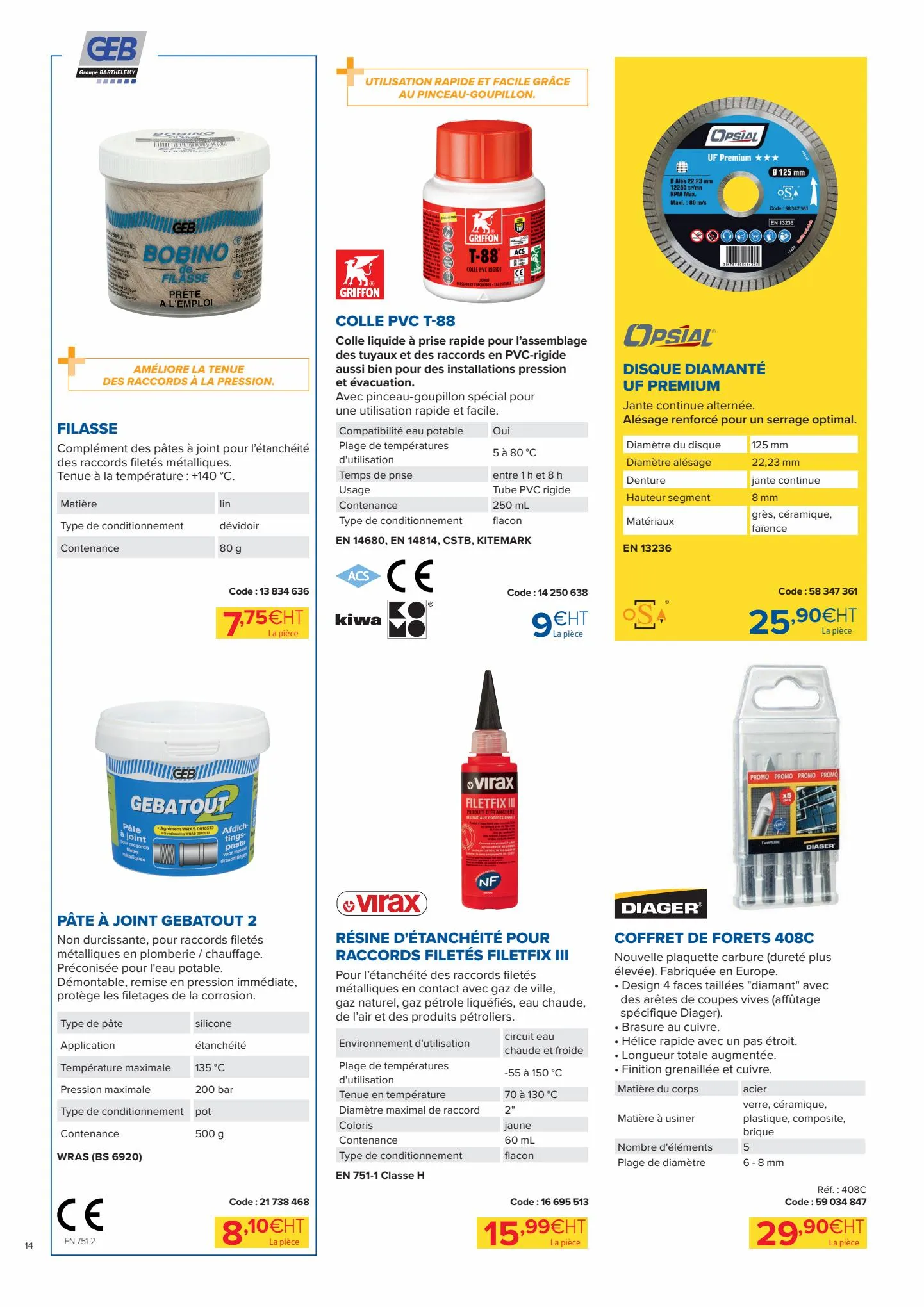 Catalogue L offre PRO plombiers - PROLIANS, page 00014