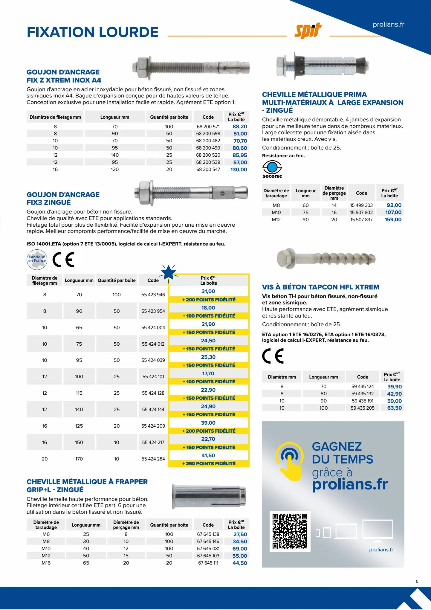 Catalogue Operation fixation - Avril 2023 - PROLIANS, page 00005