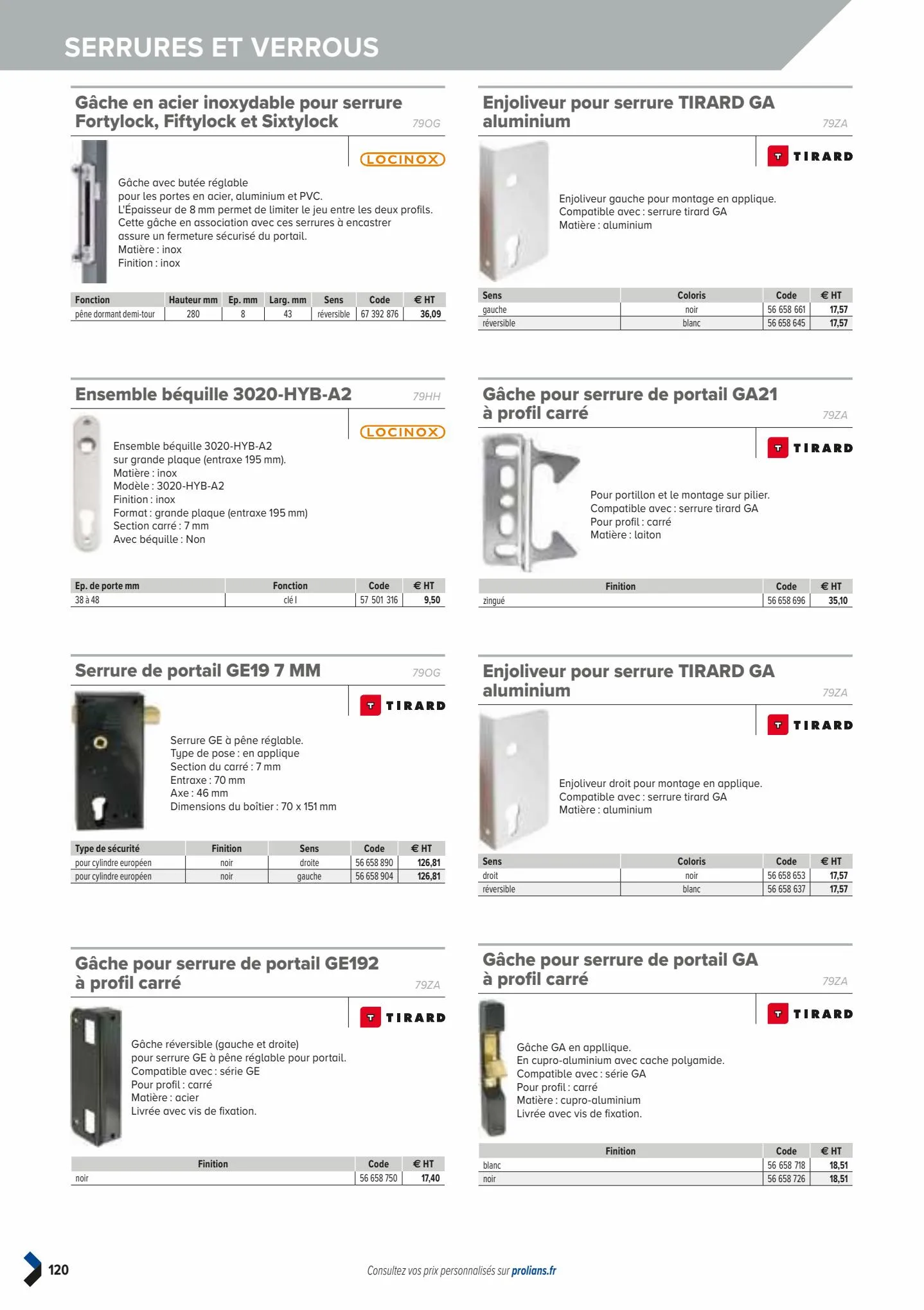 Catalogue Catalogue Prolians, page 00122