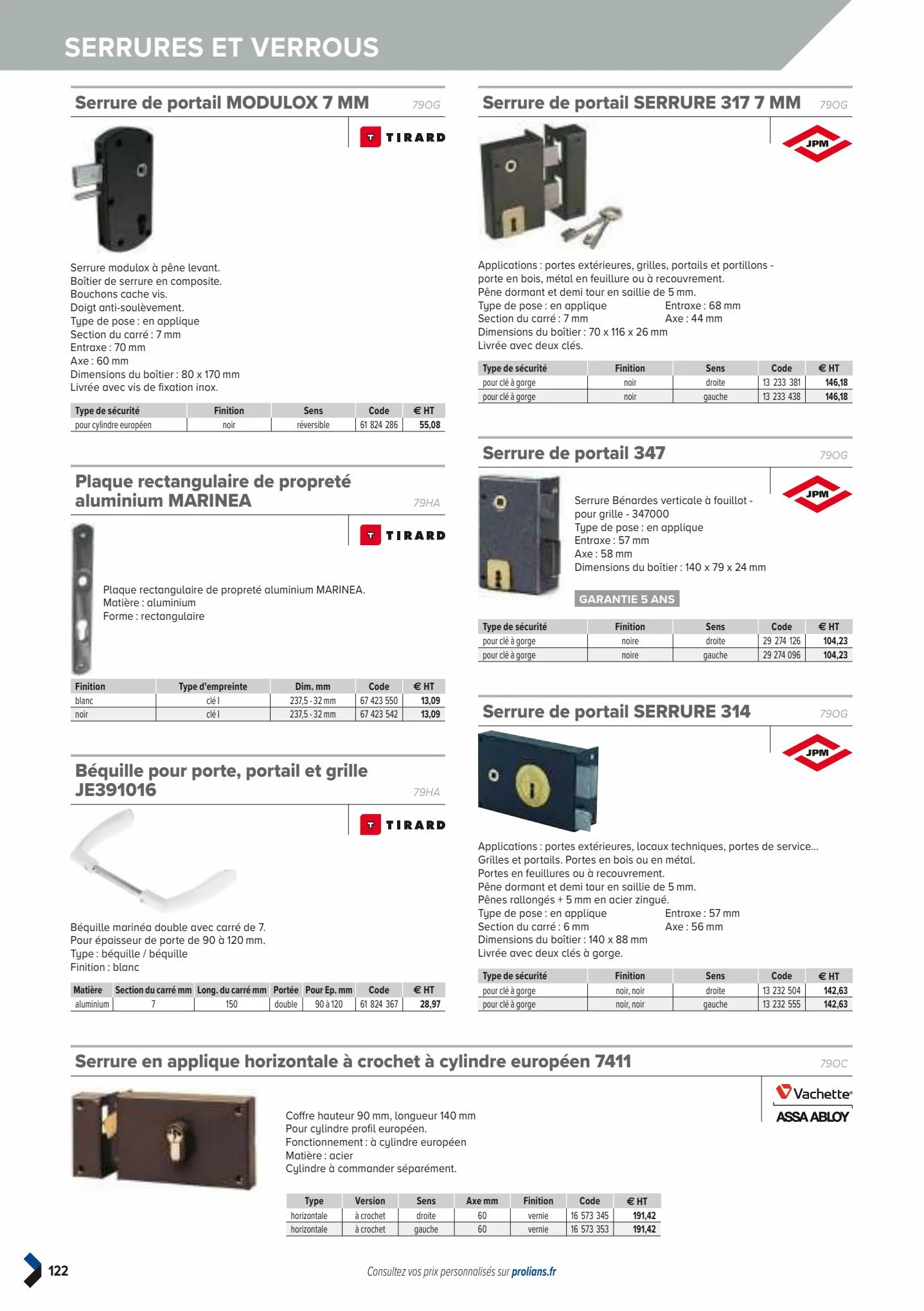 Catalogue Catalogue Prolians, page 00124