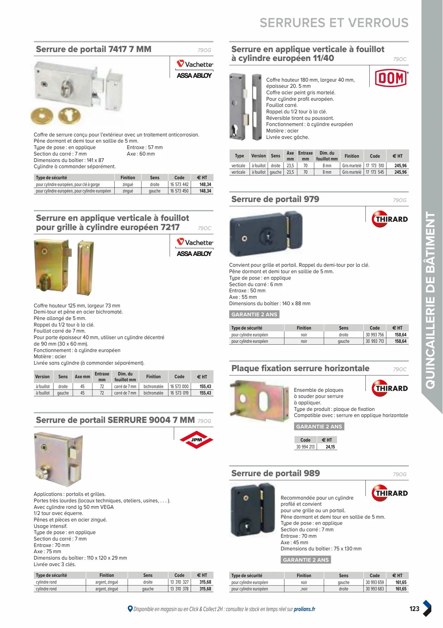 Catalogue Catalogue Prolians, page 00125