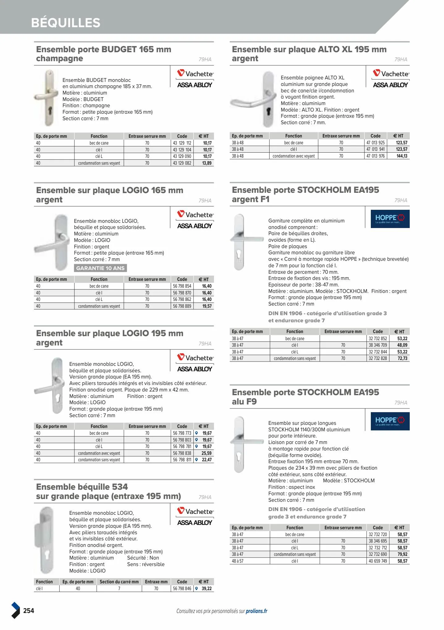 Catalogue Catalogue Prolians, page 00256