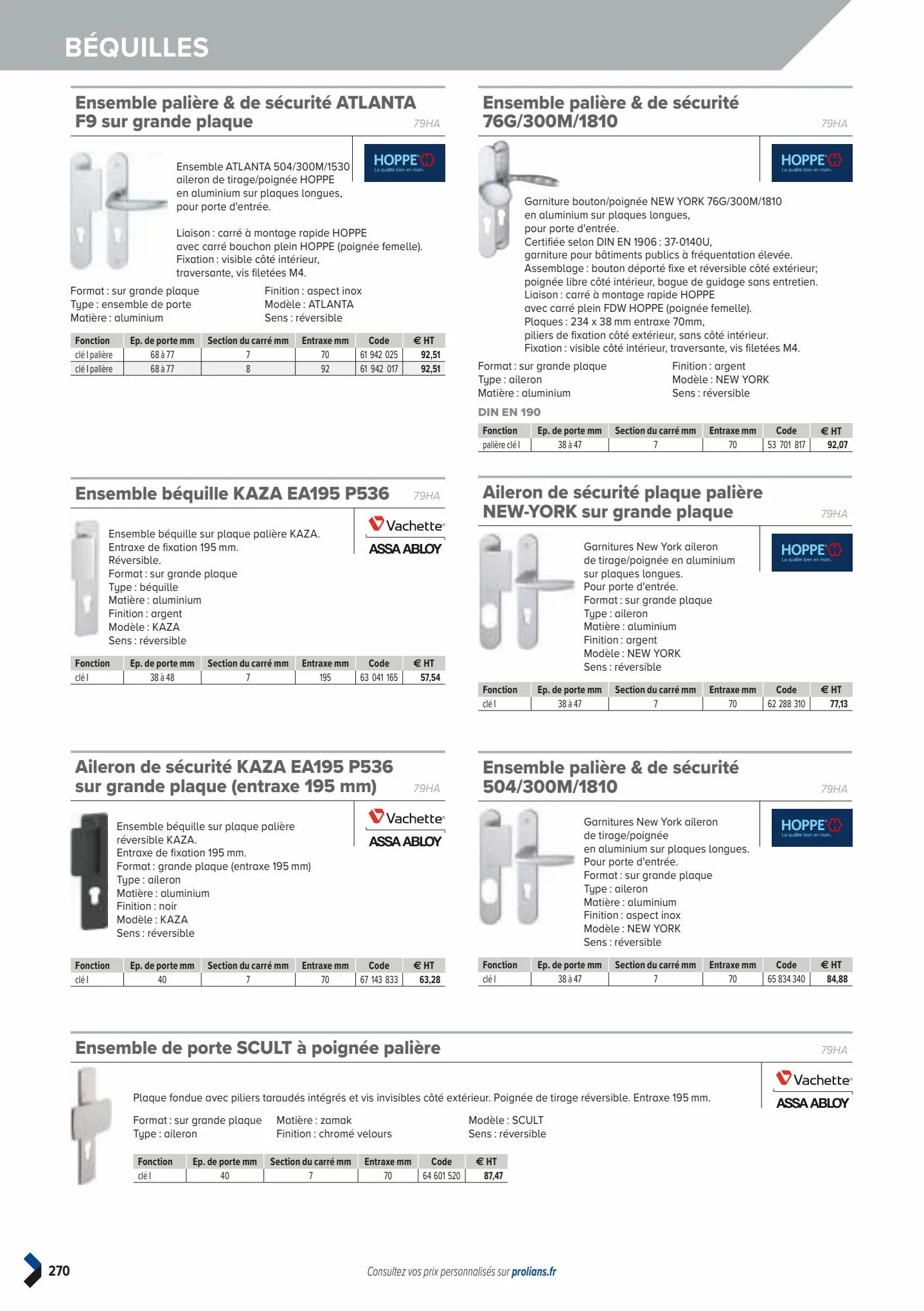 Catalogue Catalogue Prolians, page 00272