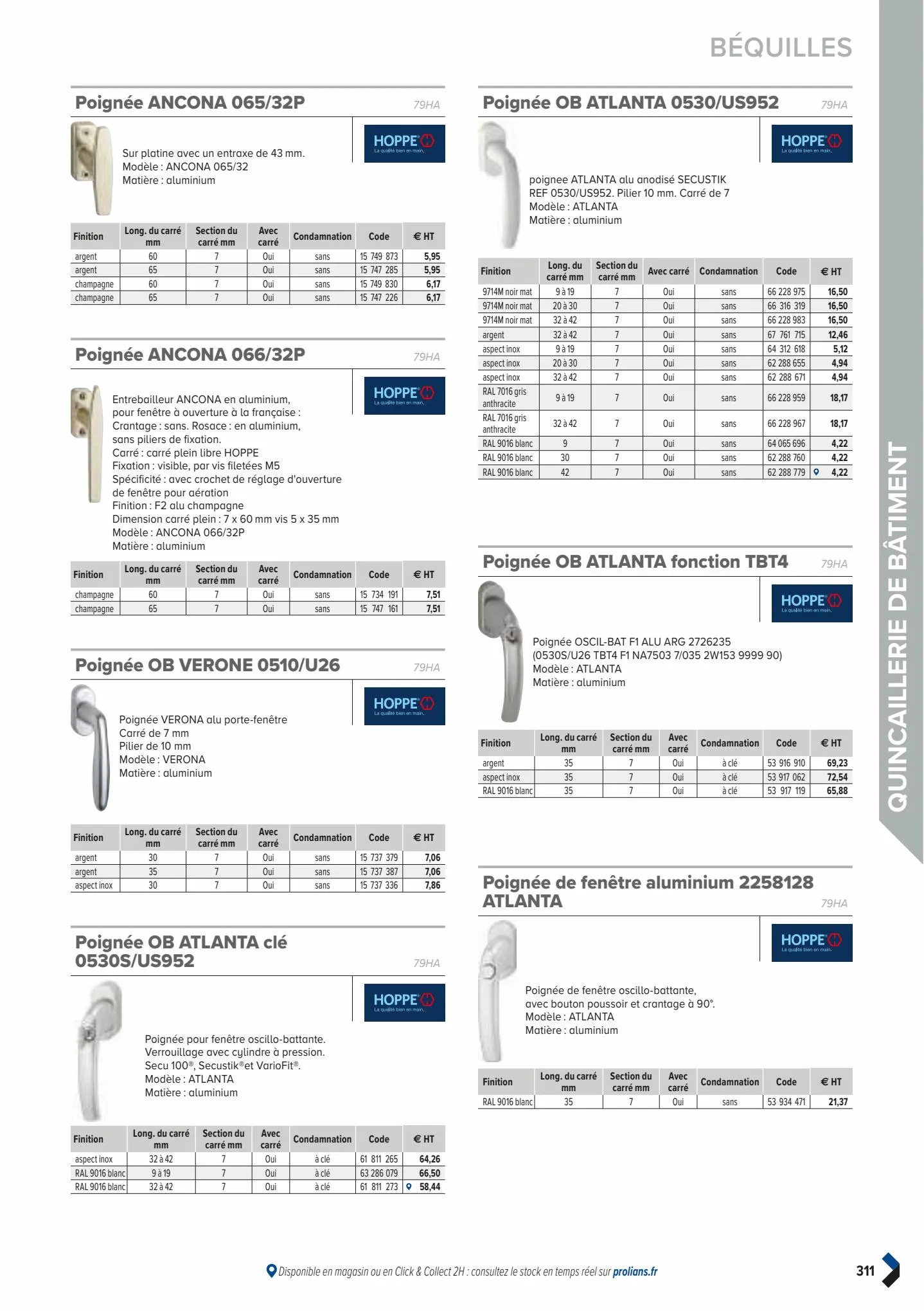 Catalogue Catalogue Prolians, page 00313