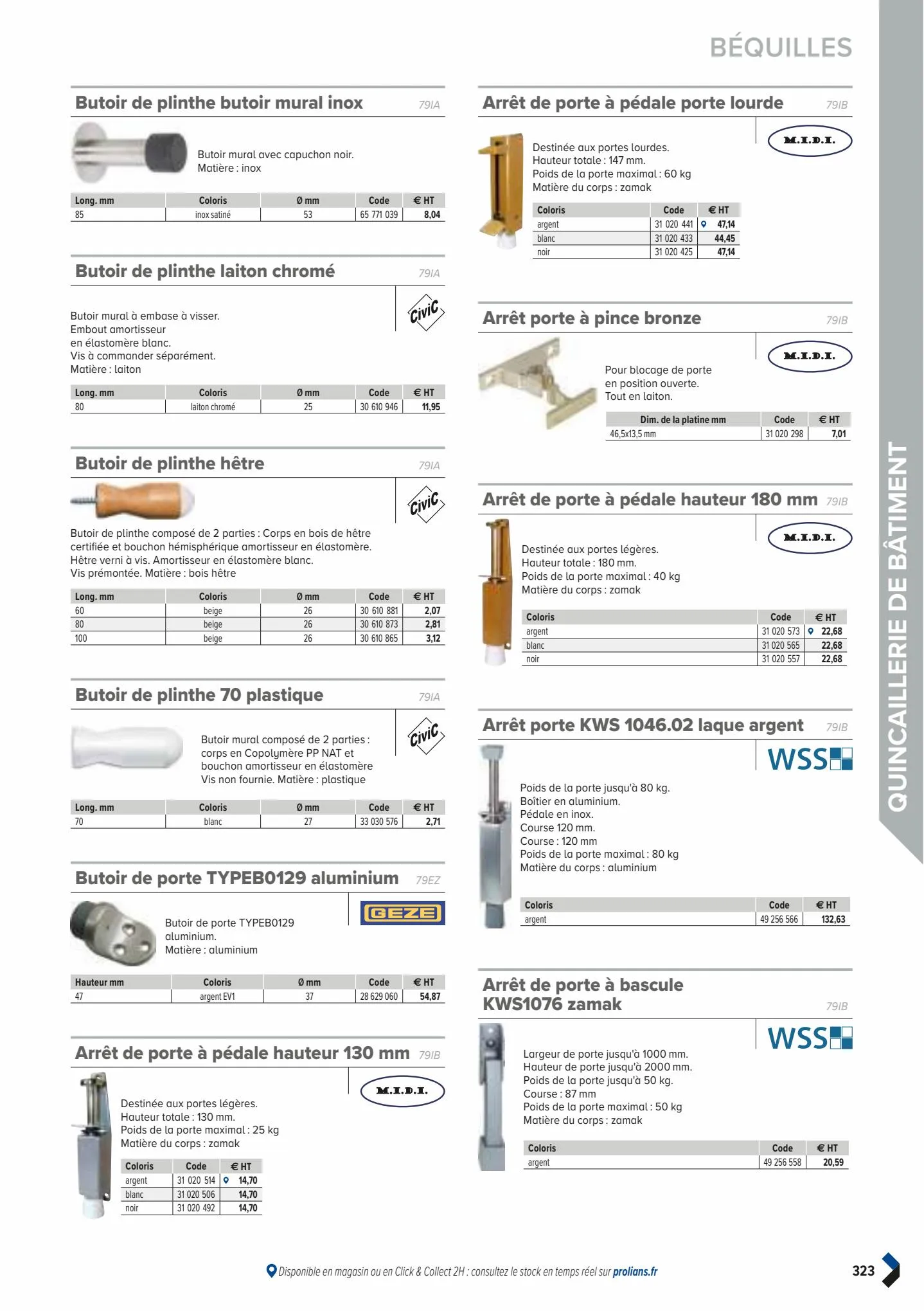 Catalogue Catalogue Prolians, page 00325