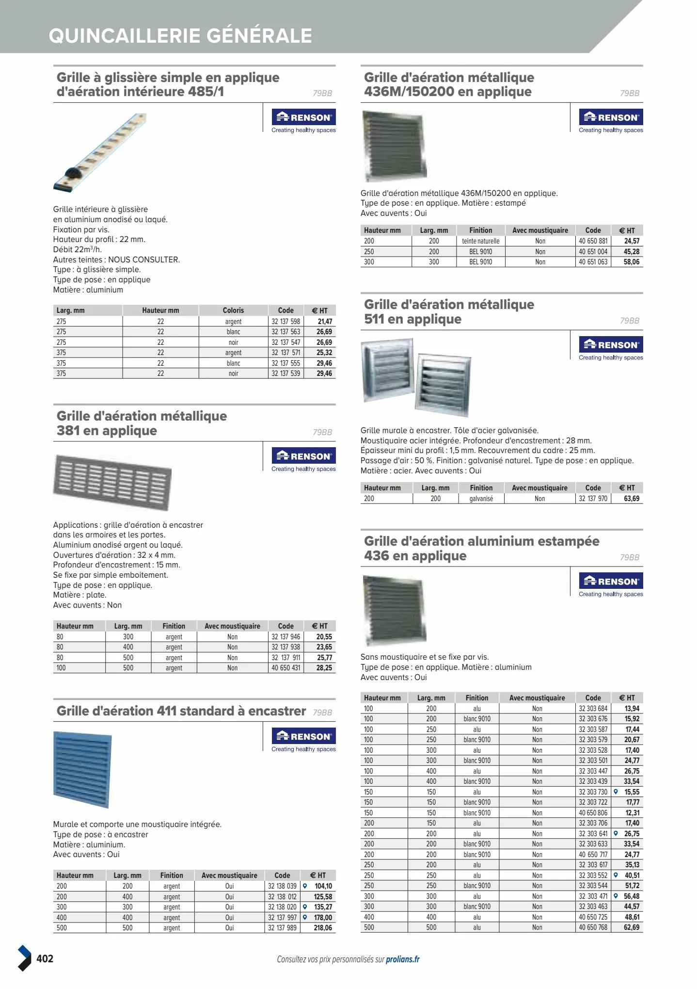 Catalogue Catalogue Prolians, page 00404
