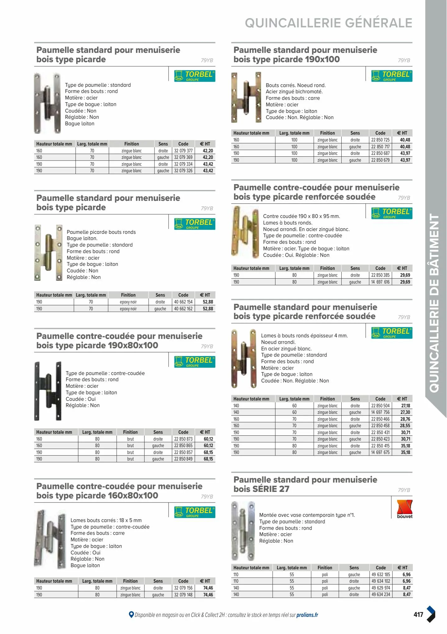 Catalogue Catalogue Prolians, page 00419