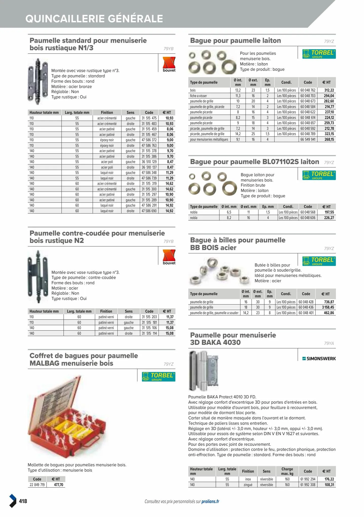 Catalogue Catalogue Prolians, page 00420