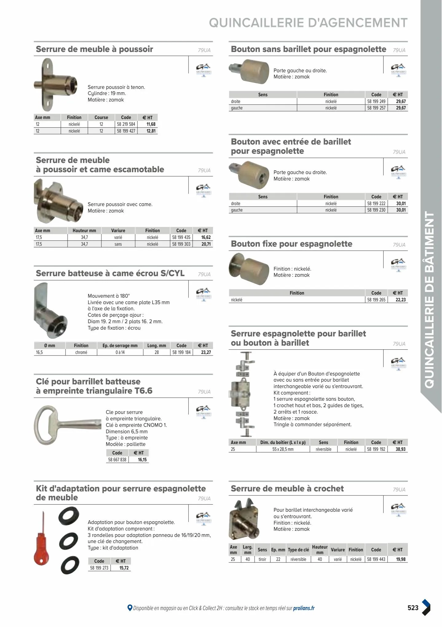 Catalogue Catalogue Prolians, page 00525