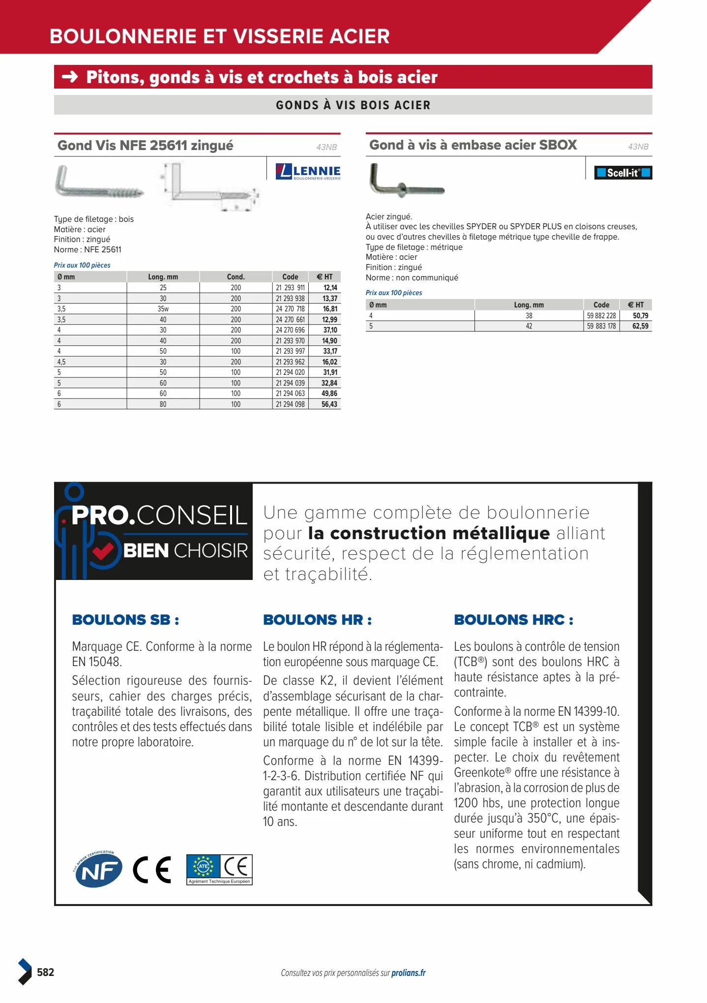 Catalogue Catalogue Prolians, page 00584